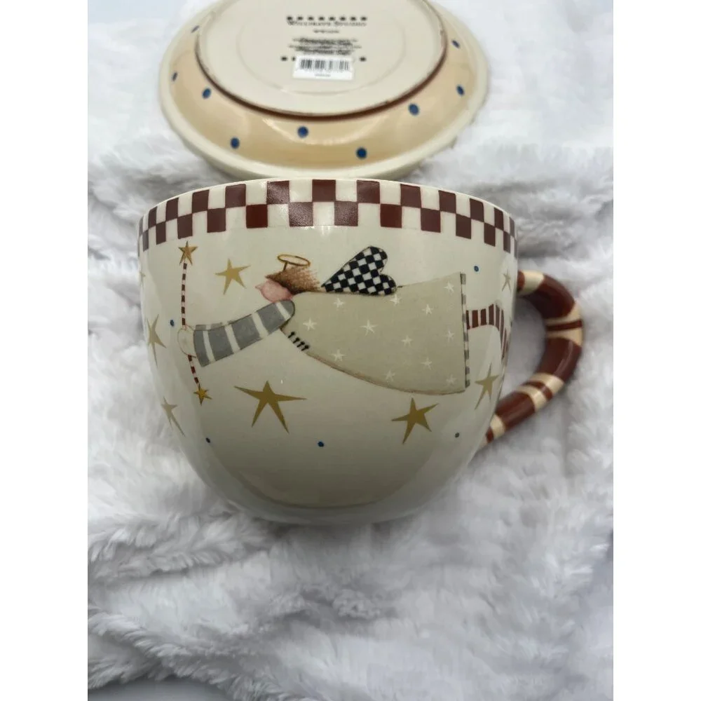 Williraye Studio Flying Angel Large Cocoa Mug WW2438 Unique and Rare - Picture 9 of 10